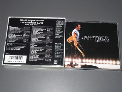 BRUCE SPRINGSTEEN - LIVE 1975-85 / JAPAN 3-CD-BOX 1986 (CD'S MINT-) & 2 BOOKLET - Bild 1 von 4