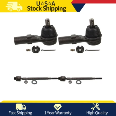 Extremo de barra de amarre interior exterior de 4 piezas para Honda Ridgeline 2006 2007 2008 Foto 1 de 3