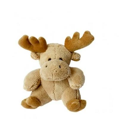 MINIFEET Plüschtier Elch Carina beige Stofftier Schmusetier