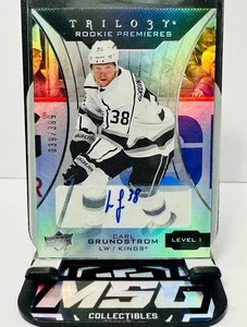 2019-20 UD Trilogy Carl Grundstrom Rookie Premieres Auto Level 1 /399 #71 - Picture 1 of 3