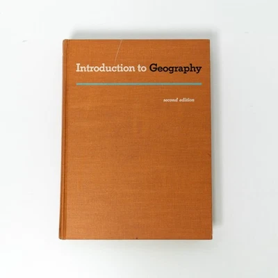 Introduction to Geography Second Edition 1958 Hardcover Fontana Dam Featured Foto 1 de 4