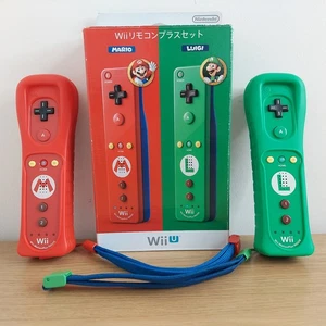 Nintendo Wii U Mario & Luigi Wii U Remote Bundle Japan Import Motion Plus - Picture 1 of 17