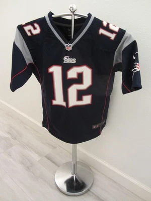 Camiseta deportiva T. Brady, #12 QB Patriots, Nike On Field, juvenil L (14-16), nueva sin etiquetas precio de venta sugerido por el fabricante 95 USD Foto 1 de 4
