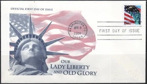 US Scott #3978 Unaddressed FDC, "Our Lady Liberty and Old Glory". - Picture 1 of 1