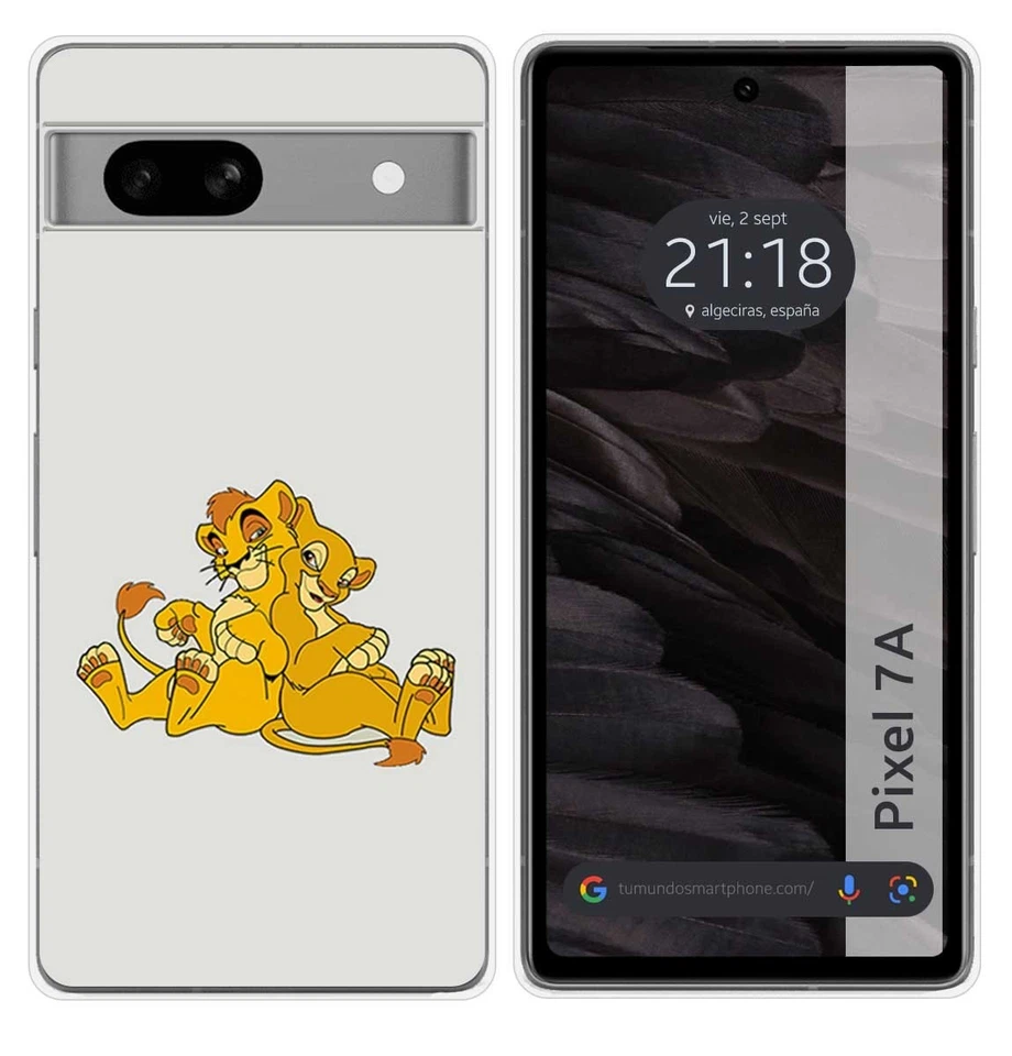 Custodia In Silicone Per Google Pixel 7A 5G Design Leoni Disegni - Immagine 1 di 1