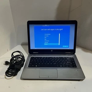 HP ProBook 640 G2 i5-6300U 2,4 GHz, 128 GB SSD, 16GB Windows 10 Laptop Notebook PC - Zdjęcie 1 z 9