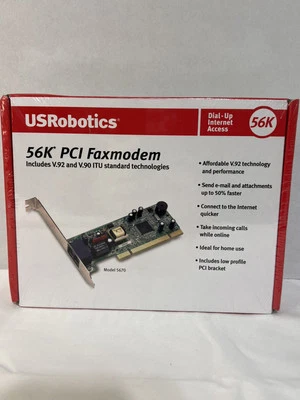 USRobotics USR5670 56 Kbps PCI Faxmodem - Image 1 of 4