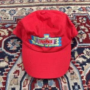 Justin Bieber Adult Justice World Tour VIP Baseball Cap CL8 Red One Size - Picture 1 of 2