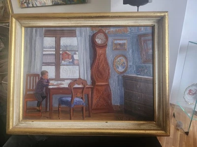 ÖL GEMÄLDE Winterzeit vom GUNNAR KLYS - Bild 1 von 4