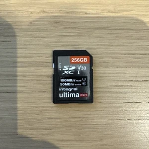 Integral 256GB SD Card 4K Video Premium High Speed Memory Card 100MB/s - Zdjęcie 1 z 2