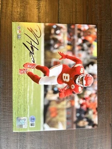 De'ANDRE HOPKINS HAND SIGNED KANSAS CITY CHIEFS 8 X 10 SPORTS ACTION PHOTO- COA - Picture 1 of 3