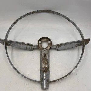 Vtg 1955 1956 Chevrolet Bel Air Chrome Horn Ring 760426 OEM Steering Wheel Trim - Bild 1 von 17