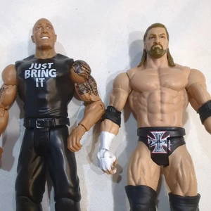 Mattel WWE The ROCK & Triple H Elite Figur PPV WrestleMania 27 Exclusive 2011 - Bild 1 von 7