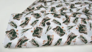 Timeless Treasures quilt-craft fabric TREE STUMPS & SHROOMS 10yds (drr-2877)Bolt - Picture 1 of 1