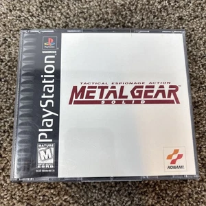 Metal Gear Solid (PlayStation 1 PS1) Black Label - Complete CIB Tested - Picture 1 of 6