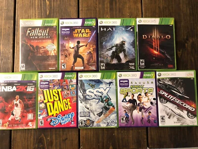Xbox 360 game lot 9 Games All Sorts- See Photos - Image 1 of 4