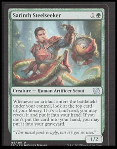MTG Sarinth Steelseeker 189 Uncommon The Brothers' War Card CB-1-3-A-11 - Picture 1 of 7
