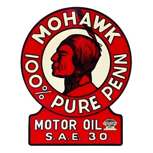 CALCOMANÍA PEGATINA DE COLECCIÓN MOHAWK MOTOR GASOLINA BOMBA DE ACEITE COCHE CAMIÓN CAMIÓN - Imagen 1 de 1
