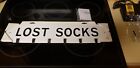 HEARTH AND HAND w/Magnolia  "LOST SOCKS"  METAL/ ENAMELWARE  SIGN  NEW