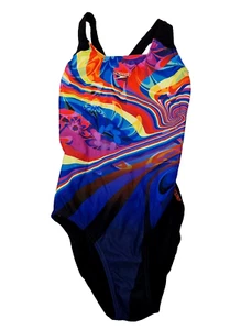 Disfraz de Natación SPEEDO Niñas Logo Digi Plmt Spbk Jf Negro Abstracto Talla 26" 11 - Imagen 1 de 2