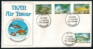 SG09 MALAYSIA 1983 FDC Fish with leaflet - Picture 1 of 3
