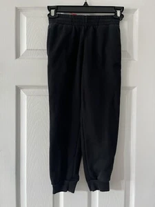 Adidas Girls Black Jogger Sweatpants Size Xs Kids Girls Elastic Waist - Picture 1 of 9