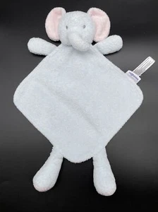 Babies R Us Elephant Security Blanket 13" Baby Plush Lovey Gray Pink Soother - Picture 1 of 9