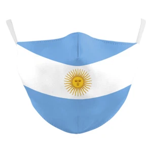 Adult Unisex Facemasks La bandera de Nacional de la Argentina Flag 3D Mouth Mask - Picture 1 of 7