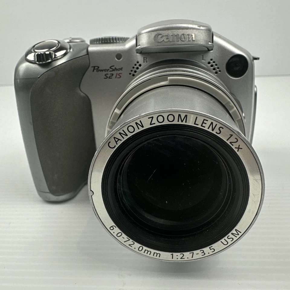 Canon PowerShot S2 IS 5MP Digital Camera w/12x Zoom For Parts - Image 1 of 4