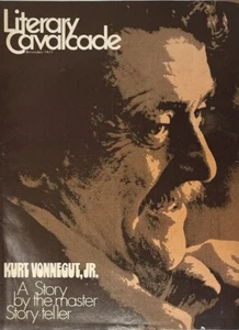 Literary Cavalcade December 1972 - Kurt Vonnegut Jr. Cover & Short Story - Picture 1 of 5