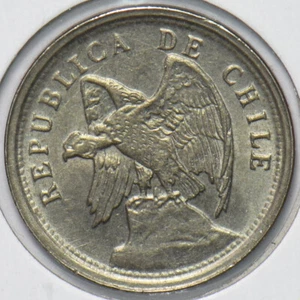 Chile 1925 20 Centavos Vulture animal 293303 combine shipping - Picture 1 of 2