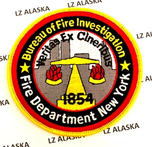 BUREAU OF FIRE INVESTIGATION VIGILI DEL FUOCO NEW YORK PATCH (FD1) - Foto 1 di 3