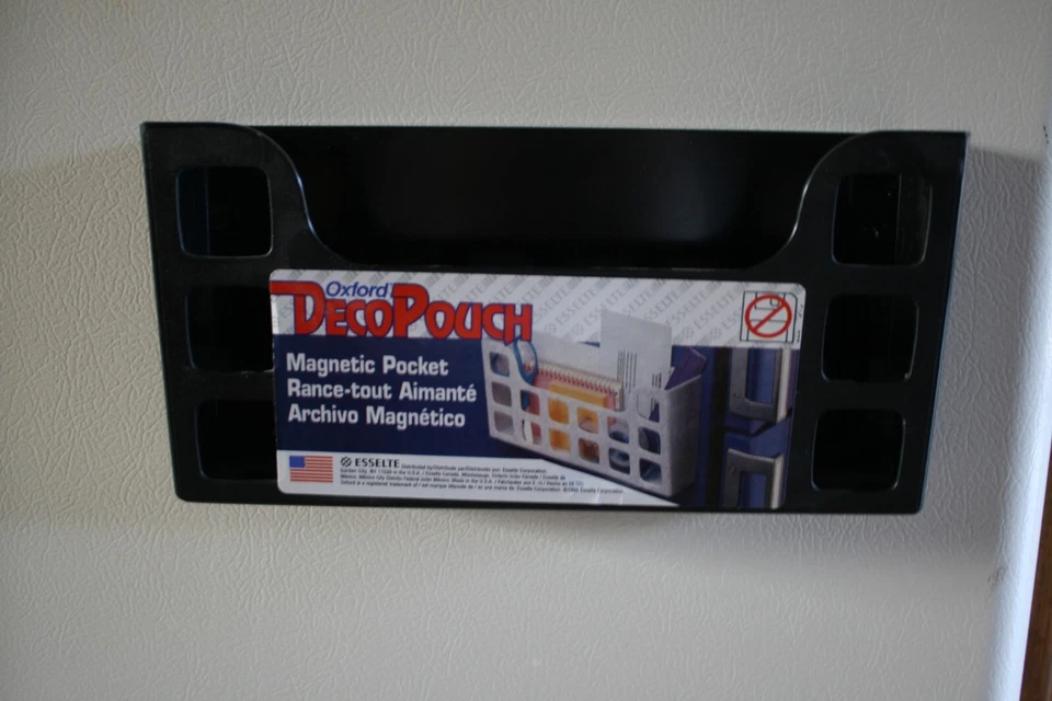 Magnetic Oxford Deco Pouch Odds & Ends Organizer File Box of 12 - Image 1 of 1