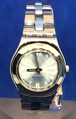 Montre SWATCH IRONY 2005 Femme Bracelet Métal SWISS MADE SUISSE Watch Uhr Argent - Photo 1/4