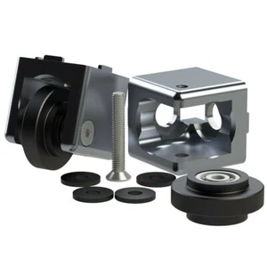 Roller Door Guide for 40mm profiles, 10mm T-slot, RDG40-10, (10) Pack - Picture 1 of 3