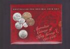 1920 Year Set Birth Birthday Australian Coinage Pre-Decimal Coins Inc Silver