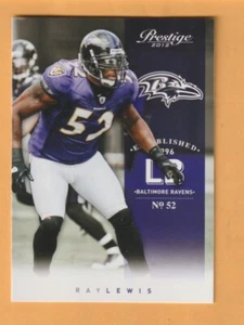 Ray Lewis Baltimore Ravens 2012 Prestige #13 Miami Hurricanes - Imagen 1 de 2