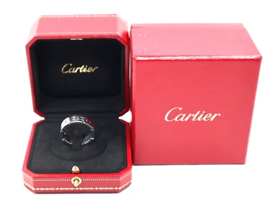 Size 10.5 Cartier TANK FRANÇAISE RING 18k White Gold - Image 1 of 4