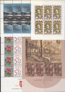 SLOVAKIA MNH  2018 M/S          11 Mini sheeets + 3 Booklets Kleinbogen - Bild 1 von 4