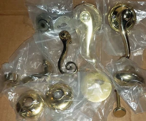 Zwei Arten von Messing Schrank Schrank Türgriff Paar! Schlosser! Locksport! - Bild 1 von 3