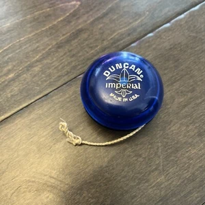 Vintage Duncan Imperial Yo-Yo / Made in USA Blue 😁 Cool Retro - Imagen 1 de 4