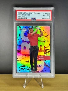 Tiger Woods 2022 Metal Universe Champions Arc Weld #AW-10 PSA 8 NM-MT - Picture 1 of 2