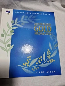 2004 Athens Olympic Games - Australian Gold Medallists - Prestige Stamp Album - Picture 1 of 18