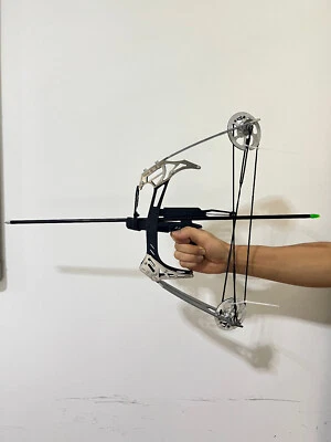 Mini Compound Bow Arrow Set 25lbs Fishing Hunting Right Left Hand Ambidextrous - image 1 of 4