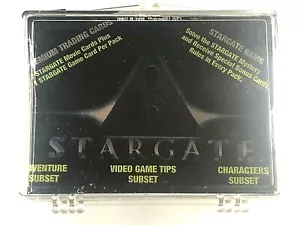 STARGATE MOVIE 1994 COLLECT-A-CARD COMPLETE BASE CARD SET OF 100 + Wrapper - Picture 1 of 3