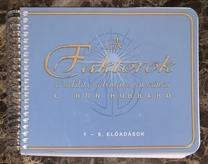 Scientology L Ron Hubbard Faktoren Band 1-9 Spiralbuch Ungarisch - Bild 1 von 1