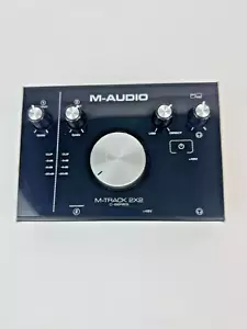 Unidad de interfaz de audio USB M-Audio M Track 2X2M serie C 24/192 solo probada funciona - Imagen 1 de 6