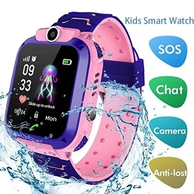 Kinder Smart Watch Kamera Anrufe Telefon Spiel Uhren Weihnachtsgeschenk - Bild 1 von 4