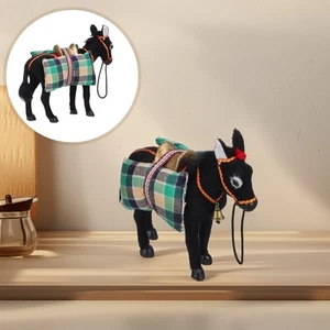 Simulation Animal Model Toddler Donkey Figurine Ornament Figurines - Picture 1 of 12