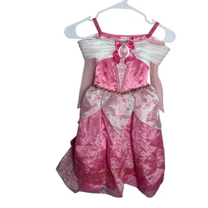 Disney Store Vestido Princesa Aurora Niña 3 Bella Durmiente Disfraz Rosa - Imagen 1 de 12